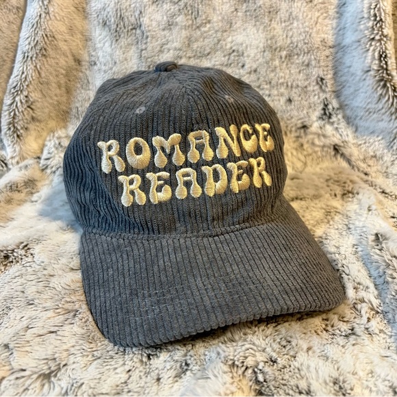 Accessories - Romance Reader Corduroy Hat - Gray - NWOT